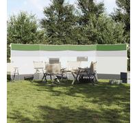 vidaXL Camping Windbreak Barrier - Waterproof Green 185T Polyester, 510x153 cm - Lightweight & Portable Outdoor Beach Shield