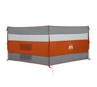 vidaXL Camping Windbreak - Grey/Orange 340x130 cm - Waterproof Outdoor Barrier with Easy Setup and Portable Design