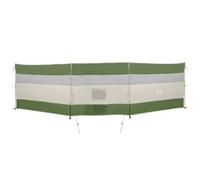 vidaxl camping windbreak - portable waterproof windbreaker - 508x130 cm (green) - outdoor beach tent barrier with lightweight design and storage pocket - polyester pu coating - easy setup and takedown