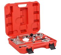 vidaXL Camshaft Alignment Timing Tool Set - Volvo B4204 Engines - Lock Camshafts & Crankshaft - Sturdy Tools in Red Storage Case
