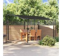 vidaXL Canopy Anthracite 4x3 m 180 g/m² Fabric and Steel