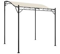 vidaXL Canopy Cream 2x2.3 m 180 g/m² Fabric and Steel Garden Gazebo Party Tent