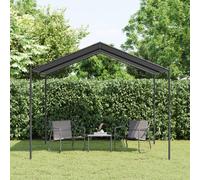 vidaXL Canopy Tent Garden Gazebo Party Tent Anthracite 3x3 m Steel and Fabric