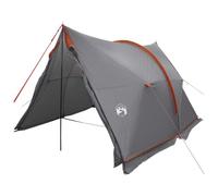 vidaXL Canopy Tent Water-Resistant Grey and Orange
