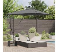 vidaXL Cantilever Banana Parasol Anthracite 249 x 249 x 250 cm