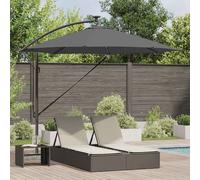 vidaXL Cantilever Banana Parasol Anthracite 294 x 294 x 248 cm