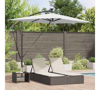 vidaXL Cantilever Banana Parasol Sand 294 x 200 x 254 cm