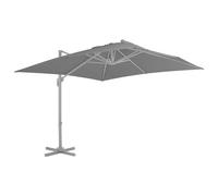 vidaXL Cantilever Garden Parasol with Aluminium Pole 300x300 cm Anthracite