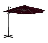 vidaXL Cantilever Garden Parasol with Aluminium Pole Red 300 cm