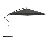 vidaXL Cantilever Garden Parasol with Aluminium Pole Shade Umbrella Anthracite