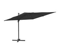 vidaXL Cantilever Garden Parasol with LED Lights and Aluminium Pole 400x300 cm B