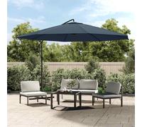 vidaXL Cantilever Umbrella 3.5 m Blue UK HOT