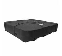 vidaXL Cantilever Umbrella Base 150 Black High-density polyethylene, Garden and