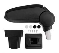 vidaXL Car Armrest with Adjustable Height and Extra Storage - Black, ABS Made, Compatible with Opel Astra G 1998-2004 - Adds Style & Comfort to Car Interior