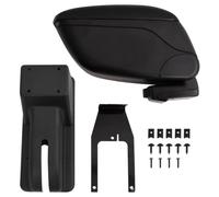 vidaXL Car Armrest Black 12x29x(32-46) cm ABS