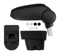 vidaXL Car Armrest Black 12x36x(33.5-48) cm ABS