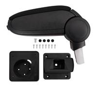 vidaXL Car Armrest Black 13x31.5x(29-51) cm ABS