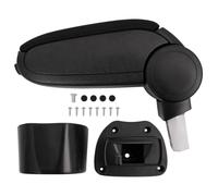 vidaXL Adjustable Car Armrest Storage Box - Black ABS - Compatible with Nissan Juke (after 2010)"