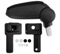 vidaXL Car Armrest Black 14.5x32x(27-46) cm ABS, Black