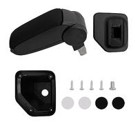 vidaXL Adjustable Car Armrest in Black, ABS Material, Extra Storage Compartment, Easy Installation, Perfect for HYUNDAI I20 (2015-2019)
