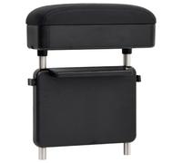 vidaXL Car Armrest Center Console Armrest Pad Support Universal Black ABS