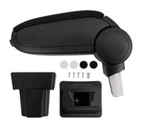 vidaXL Car Armrest, Center Console for Car, Armrest Box for Replacement, Elbow and Wrist Support Armrest Pad for Most Vehicle SUV Truck Car, Black ABS