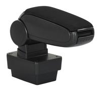 'vidaXL Adjustable Car Armrest with Storage Compartment for Skoda Fabia MK3 (2015) - Black ABS Plastic Construction