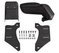 vidaXL Car Armrest Universal Black 13x33x(33-53) cm ABS