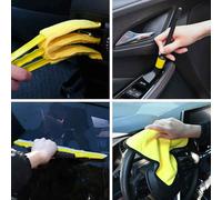 vidaXL Car Brush Set Multicolour Poly Rattan