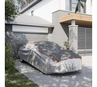 vidaXL Car Cover for Sedan Hail Protection Full S Grey and Silver
