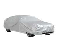 vidaXL Car Cover for Sedan with Buckle Straps Full Waterproof Silver L PEVA