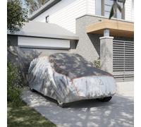 vidaXL Car Cover for SUV Hail Protection Full M Grey and Silver