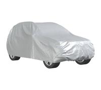 vidaXL Car Cover for SUV with Buckle Straps Full Waterproof Cover Silver M