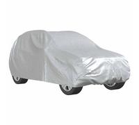 Car Cover 190T Polyester PU Silver M 439x185x145cm SUV Waterproof Windproof Heat
