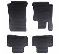 vidaXL Car Floor Mat, 4 Pieces, Black, Suitable for GLC 2016-2022 Rubber, Non-Slip, Lightweight Rubber Floor Mats, Waterproof for Car, Perfect Fit, Easy-Care Interior Accessories