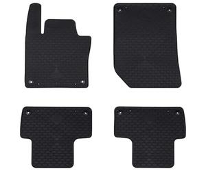 vidaXL Car Floor Mat 4pcs Black Suitable for Volvo XC60 TPE Non Slip Lightweight Durable Construction for Safe Use, Versatile Applications, Easy Transport, Outdoor Activities