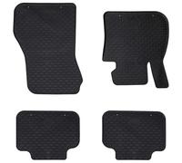 vidaXL Car Foot Mat, 4 Pieces, Black TPE Cool Shoes, Non-Slip, Lightweight, Comfortable for All Day, Chic, Durable for Daily Use