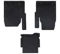 vidaXL Car Mat 3 pcs Black suitable for TRANSIT CUSTOM 2023- Rubber