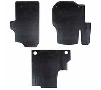 vidaXL Car Mat 3 pcs Black suitable for VW CRAFTER 2017- Rubber