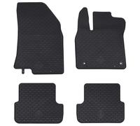 vidaXL Car Mat 4 pcs Black suitable for SANDERO 2020- Rubber