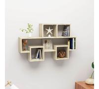 vidaXL Car-shaped Wall Shelf Sonoma Oak 82x15x51 cm Engineered Wood