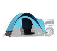vidaXL Car Tent 4-Person Car Tailgate Tent Tailgate Awning Blue Waterproof