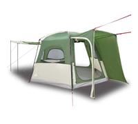 vidaXL Car Tent 4-Person Car Tailgate Tent Tailgate Awning Green Waterproof