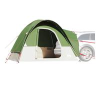 vidaXL Car Tent 4-Person Car Tailgate Tent Tailgate Awning Green Waterproof