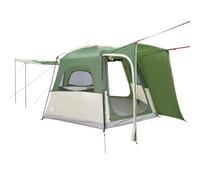vidaXL Car Tent 4-Person, Car Tailgate Tent with Great Waterproof/Windproof, Outdoor SUV Tailgate Awning for Various Models, Green Waterproof