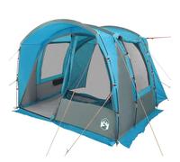vidaXL Car Tent 4-Person Blue Waterproof HOT