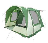 vidaxl car tent - 4 person waterproof green camping tent with zippered door - portable vehicle-mounted outdoor shelter 300x185x200cm