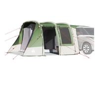 (green) vidaXL Car Tent Grey and Orange Waterproof tent garden tent outdoor shelter