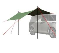 vidaXL Car Tent Green Waterproof UK