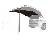vidaXL Car Tent Grey and Orange Waterproof